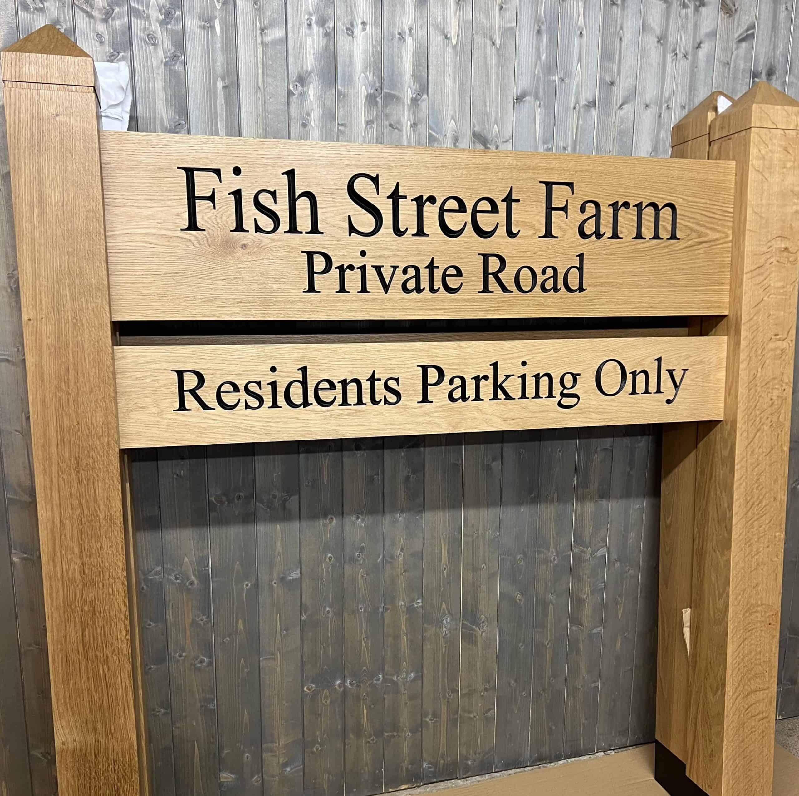 fish street estate sign
